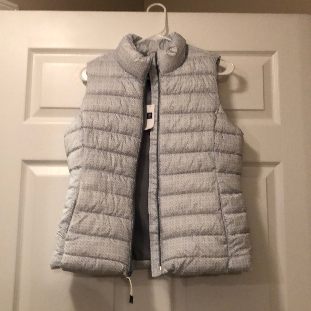 Blue and light vest